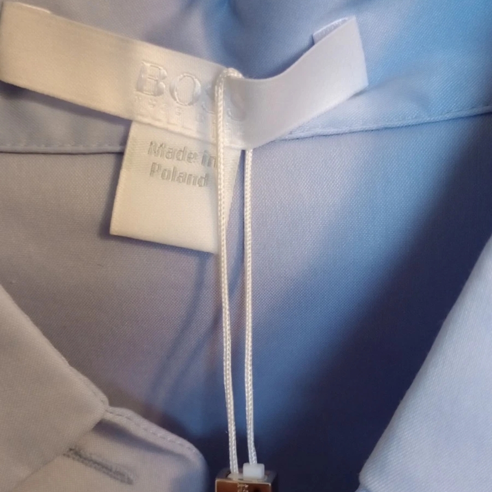 Hugo Boss Bashina Strech Poplin Shirt Blouse Women's Small Size US 6 . - Picture 5 of 9